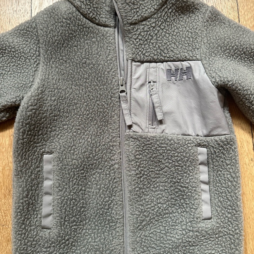 Helly Hansen Pale Green Fleece Jacket - 4T
